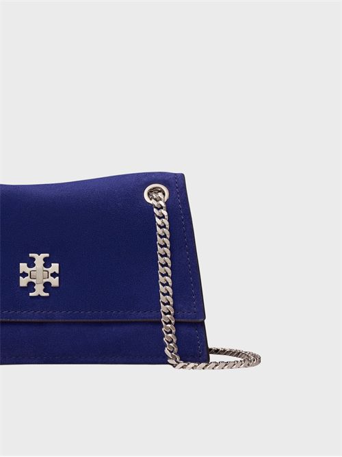 Mini borsa a tracolla in suede con chiusura turnlock TORY BURCH | 178150400